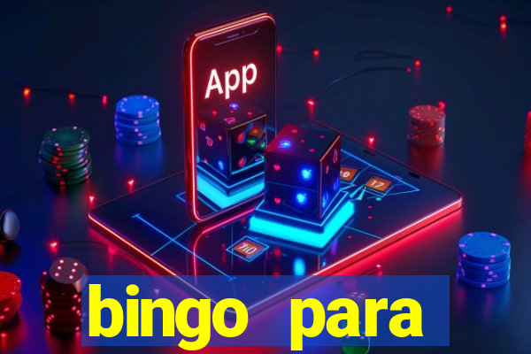 bingo para despedida de solteira para imprimir